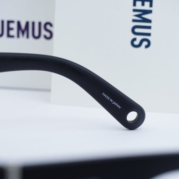 Jacquemus CROISIERE JAC/60 C5 Square Sunglasses - Shiny Black\\Orange